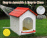 Nesting Boxes for Chicken, Plastic Single Compartment Chicken Nesting Box for Laying Eggs for Hens, Ducks and Poultry