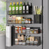 Magnetic Spice Rack for Refrigerator, 6 Pack 100% Metal Strong Magnet Shelf