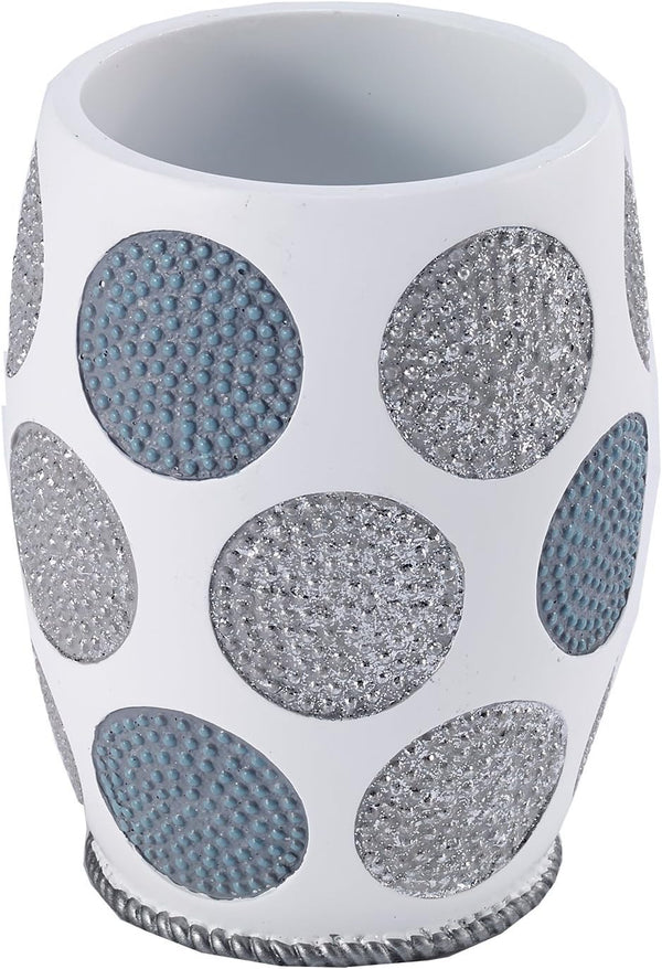 Avanti Linens Tumbler, Countertop Organizer, Stylish Bathroom Accessories, Tissue Box Cover