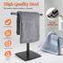 T-Shape Hand Towel Holder Stand, SUS304 Stainless Steel for Bathroom, Kitchen or Vanity Countertop Storage