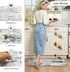 Set 2,Non Sink,Laundry,Home,Office,Desk(17"x29"+17"x47") LEEVAN Kitchen Mats Cushioned Anti Fatigue Blue of Slip