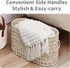 GRANNY SAYS Toilet Paper Storage, Bathroom Organizer for 6 Mage Rolls, Wicker Storage Basket Free Standing, Toilet