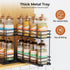 Mystozer 7.08" Wx10.43 Dx8.26 2 2 Pull Out Spice Rack Organizer for Cabinet, Slide Out Spice Racks, Easy to Install, H