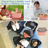 Freshmage Salad Lunch Container To Go, 2 Packs 52-oz Bowls with 3 Compartments for Salad Toppings