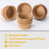 Jumbo Cupcake Liners, 300 pcs Natural Muffin Liners, Food Grade Greaseproof Paper Baking Cups for Parties.