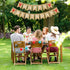 Summer Jute Burlap Crawfish Boil Happy Birthday Banner Rustic Lobster Photo Booth Backdrop Decoration