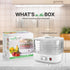 Nutrichef Food Dehydrator Machine, Dehydrates Beef Jerky, Meat, Food, Fruit, Vegetables & Dog Treats, 5 Trays