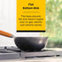 Ken Hom Classic 8-Inch Non-Stick Carbon Steel Mini Wok, Lightweight Stir Fry Pan, Hand Wash Only