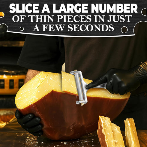 Cheese Slicer Wire - Sharp & Strong Stainless Steel Handheld Cutter with 2 Extra Wires