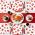 50 Summer 6.5 6.5 Inches Crab Boil Party Supplies - Pcs Crab Theme Seafood Boil Napkins Disposable, Red Crabs Party