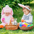 Biubumtu 30Pcs 2.36'' Fillable Easter Eggs, Plastic Bright Easter Eggs Empty Bulk Assortment, Perfect for Easter Egg