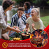 6 Pcs Instant Read Meat Thermometer with Long Probe, Waterproof Digital Thermometer for Kitchen Cooking (Black, White,