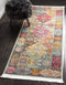 Unique Loom Baracoa Collection Area Rug - Marta, 2' 2" x 6' 1" Runner, Multi/Burgundy