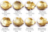 ESRISE 16 Pcs Stainless Steel Cute Tea Spoons, Gold Coffee Spoon for Tea Party Decorations