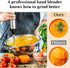 YIOU Immersion Blender, Ultra-Stick Hand Blender 500 Watt Heavy Duty Copper Motor, Brushed 304 Stainless Steel, Set