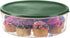 Zilpoo 2 Pack 10.5" Plastic Round Food Storage Containers with Lid, Covered Pie Keeper, Christmas Cookie, Cupcake