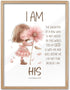 KensTro Natural OAK Wood Nursery Decor Framed Wall Art, 12x16 in Inspirational