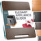 Ibyx Elegant Sliding Tray for Coffee Maker & Heavy Kitchen Appliances - Sturdy, Brown, Large (12” x 16”)