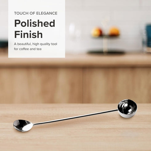 Frieling 18/10 Stainless Steel 2 Tablespoon Coffee Scoop & Spoon Stirrer, Silver