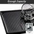 MRbrew Beer Drip Tray, Non-Slip PVC Kegerator Surface Mount Drip Tray Mat for Beverage Bar