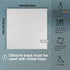 Auroal 10 Pack Silicone Dehydrator Sheets, Apply to dehydrator & Freeze Dryer, Non Stick Dryer Mats, for Meat, Beef, Jerky, Herbs, with High Temperature Resistance Easy to Clean, Square 14x14 in by Auroal
