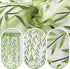 Green Sheer Curtains 108 Inches Long - Vine Leaf Patterned Curtains, 2 Panels for Living Room, Bedroom