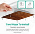 17.5inchX11.5inch 3M 2 Pack) Large Stainless Steel Plate for Magnets, Adhesive Back, Mounting Screws, Ideal
