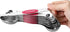 Spring Chef Pink Stainless Steel Magnetic Measuring Spoons Set of 8 with Leveler for Baking and Cooking Ingredients