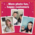 Wedding Photo Booth Props, 8 x 10-Inch Sign, 45 Adhesive Pads, 35 Wooden Sticks for Wedding Backdrop
