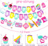Baking Birthday Party Banners, 3Pcs Baking Theme Decoration for Baby Shower Supplies