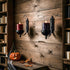 Set 2 Aimto Wall Sconce Candle Holder Black Wall-Mount Metal Candle Holders Hanging Iron Wall Candle Sconce
