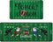 Bencailor 2 Pcs Football Field Welcome Doormat and Kitchen Rug Set, Non-Skid Washable Carpet