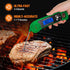 Digital Meat Thermometer for Grilling, Candy Thermometer Instant Read Food Thermometer Waterproof with Backlight for Cooking, Deep Fry, BBQ, Grill, Smoker and Roast (Green) by AMMZO