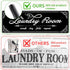 Laundry Room Rug Runner, 17.7"x45" Non Slip Black Laundry Rugs, Farmhouse Washable Floor Mats for Laundry Room