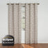 ECLIPSE Meridian Modern Blackout Thermal Grommet Window Curtain, Linen, 42 in x 84 in, 1 Panel for Bedroom or Living
