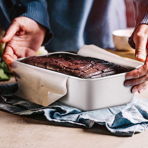 TeamFar Loaf Pan Set of 3, 9 x 5 Inch Stainless Steel Bread Loaf Meatloaf Pan for Baking Bread Cake Toast Brownies,
