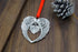 JUPPE Memorial Sympathy Gift - Angel Wings Christmas Ornament Decoration - A Piece of My Heart Lives in Heaven