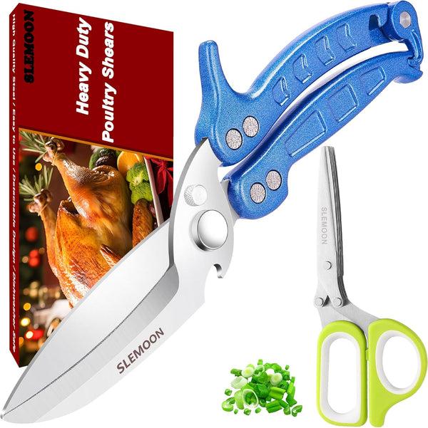 Heavy Duty Poultry Shears Kitchen for Chicken Meat,Multipurpose Kitchen Shears for Food,Herb