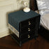 LAVSHOME Embroidered Nightstand Cover Cloth.Anti-Slip End Table Cover Cloth for Bedroom,Square Side Table