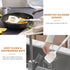 TeamFar Kitchen Utensils, 4 PCS Silicone Cooking Utensils with Stainless Steel Handle for Nonstick Cookware, Non-toxic