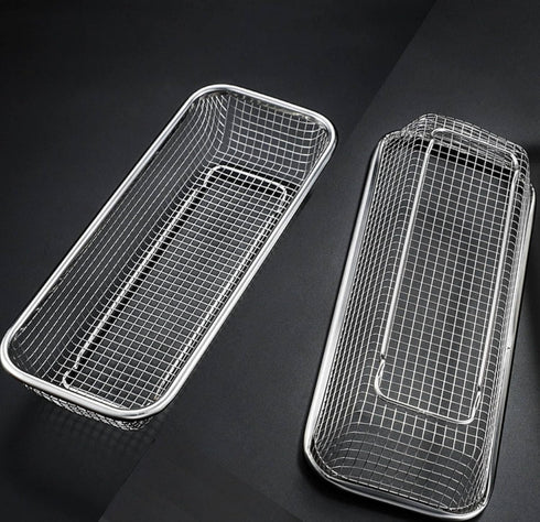 Dishwasher Silverware Basket Dishwasher Basket Cutlery Silverware Basket Stainless Steel, Countertop Utensil Holder, Silver
