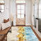 Runner Rug Washable 2x6 FT, Non Slip Abstract Carpet for Bedroom Kitchen Hallway Entryway Bathroom