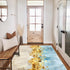 Runner Rug Washable 2x6 FT, Non Slip Abstract Carpet for Bedroom Kitchen Hallway Entryway Bathroom