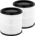 KJ150F-C02 True HEPA Replacement Filter for SilverOnyx 5-Speed Air Purifier, Large Room 500 sq ft for Pets, Smoke