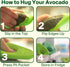 Food Huggers 2pc Silicone Avocado Huggers, Reusable Savers with Pit Storage, Large & Small, BPA Free