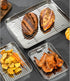 Line Roasting Racks, 1 Pcs 9.8 Inch x 7.3 Inch High Strength Stainless Steel Grill Racks for Baking and Cooling