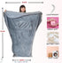 EzrAllora Giant Plush Fleece Lightweight Foot Pocket Blanket -Patent Pending- Premium Gifts for Men Who Wants Nothing