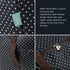 27.5 x 16.5 x 13.8, 3-Side Zip Open Storage Bag for Christmas Trees, Black Dots