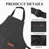 Stripes Kids Cooking Apron, Adjustable Kids Apron with 2 Pockets for Boys and Girls
