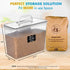2 (11L 372 oz) Shazo PC | Flour Sugar Storage Containers with Easy Carry Handle - Plastic Extra Large Food Storage